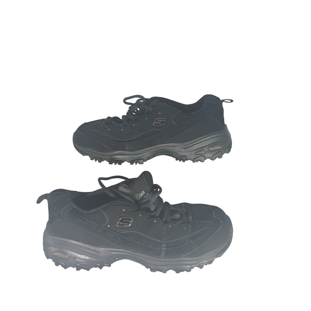 Skechers D'Lites Sneakers 9.5W Black Chunky Dad Shoe Y2K Gorpcore 11949W